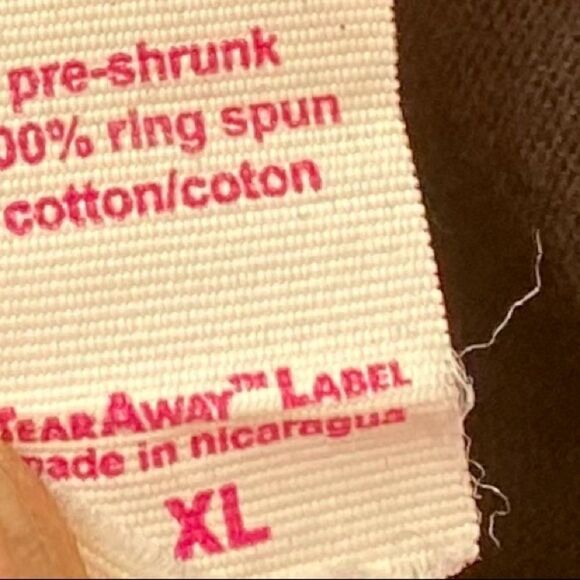 Anvil "Maui" Cotton T-Shirt Black XL - Picture 9 of 10